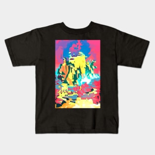 Abstract Lava Kids T-Shirt